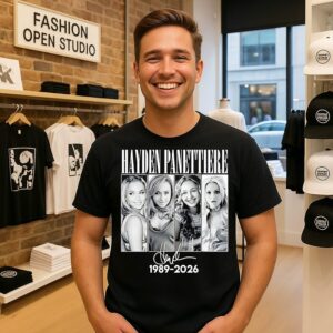 Rest In Peace Hayden Panettiere 1989-2026 Signature T-Shirt
