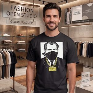 Richard Nixon 1971 Bandana Gold Chain T-Shirt