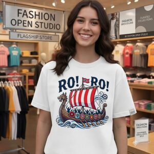 Ro! Ro! Norway Viking Football T-Shirt