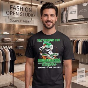 Saquon Barkley Philadelphia Eagles Fly Saquon Fly Sundays Are For The Bird T-Shirt