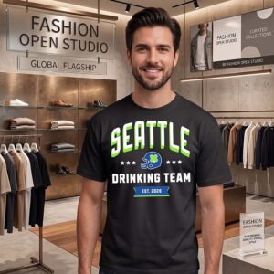 Seattle Drinking Team Est 2026 St Patrick’s Day T-Shirt