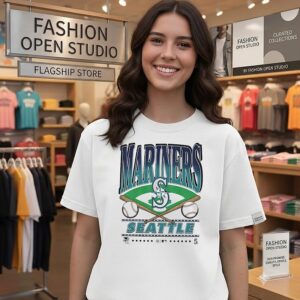 Seattle Mariners 2026 Mlb American League Logo Vintage T-Shirt