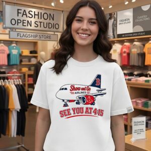 Show ’em Go Bananas See You At 415 Boston Baseball Bullpen T-Shirt