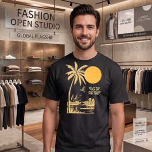 Shut The Fuck Up And Enjoy The View Palm Tree T-Shirt