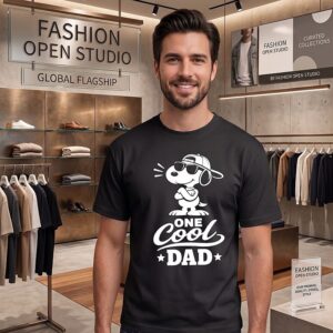 Snoopy One Cool Dad Peanuts Father’s Day T-Shirt
