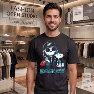 Snoopy Philadelphia Eagles Football NFL 2026 T-Shirt
