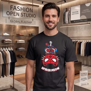 Spider Meow X Spider-Man Marvel Comic T-Shirt