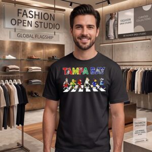 Tampa Bay Sports Team Mascots Abbey Road Tampa Bay 2026 T-Shirt