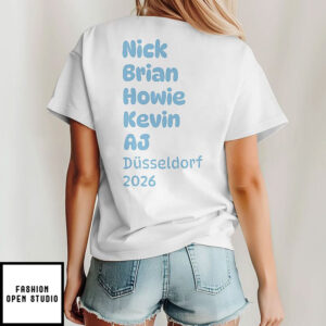 Tell Me Why Nick Brian Howie Kevin Aj Düsseldorf 2026 T-Shirt