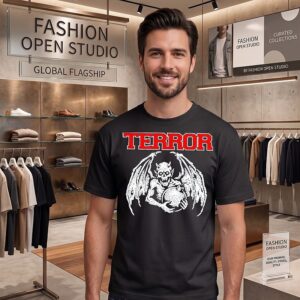 Terror Demon With Bomb Hardcore T-Shirt