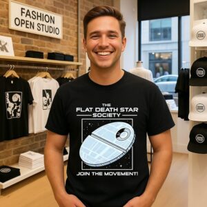 The Flat Death Star Society Join The Movement T-Shirt