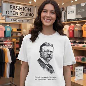 There Is No Room In This Country For Hyphenated Americanism Theodore Roosevelt T-Shirt