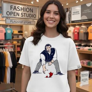 Three Point Stance Coach Mike Vrabel Ne Patriots T-Shirt