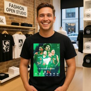 Timberwolves 7 Players In Double Figures Featuring Anthony Edwards And Terrence Shannon Jr T-Shirt