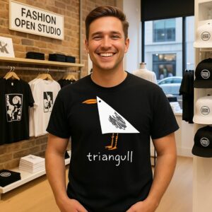 Triangull Seagull Triangle Bird Pun T-Shirt