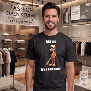 Tung Tung Tung Sahur I Bite My It’s A Bad Habit T-Shirt