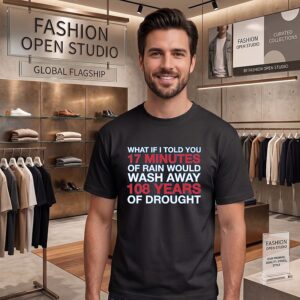 What If I Told You 17 Minutes Of Rain Would Wash Away 108 Years Of Drought T-Shirt
