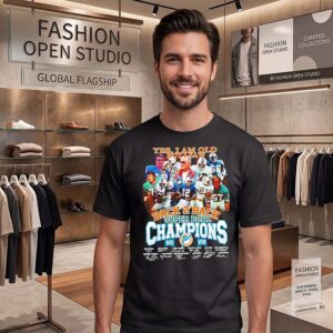 Yes I Am Old But I Saw Miami Dolphins Back 2 Back Super Bowl Vii Viii Champions Signatures T-Shirt