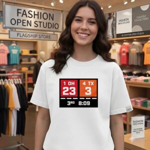 4 Texas Longhorns 3-23 Ohio State 1 2026 Score 3rd T-Shirt