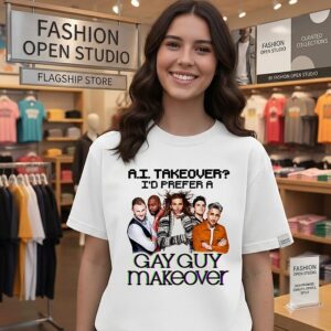 Ai Takeover I’d Prefer A Gay Guy Makeover T-Shirt