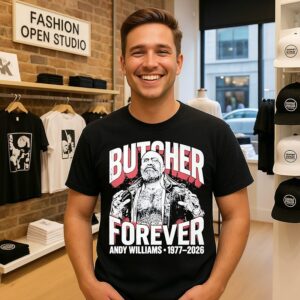 Andy Williams 1977-2026 Butcher Forever Vintage T-Shirt
