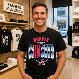 Atlanta Braves 2026 Mlb Postseason Clinched T-Shirt