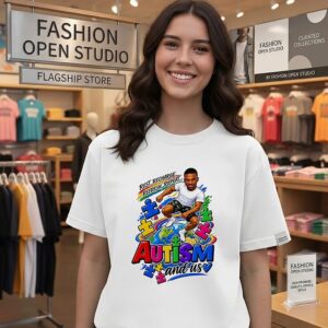 Autism And US Illustration T-Shirt