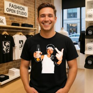 Ben Shelton Middle Finger Smoking And Beer T-Shirt