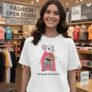 Burnt Out M’lord Knight Mouse T-Shirt