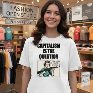 Capitalism Is The Question Violence Is The Answer T-Shirt