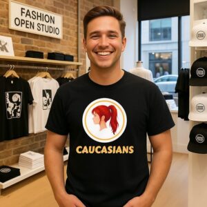 Caucasians Female Redhead Ponytail T-Shirt