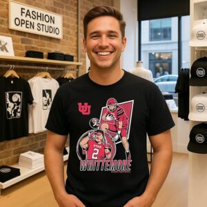 Creed Whittemore Utah Utes Portrait Vintage T-Shirt
