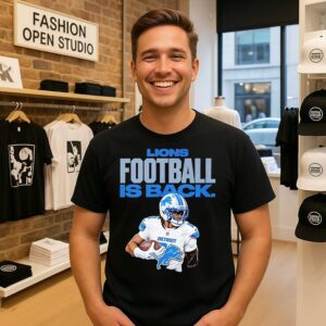 Detroit Lions Football Is Back Vintage T-Shirt