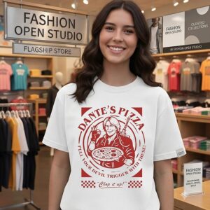 Devil May Cry 5 Dante’s Pizza Pull Your Devil Trigger With These T-Shirt