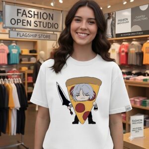 Devil May Cry Dante The Pizza Funny T-Shirt