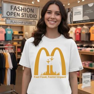 Fast Food Faster Impact Mcdonald 9.11 T-Shirt