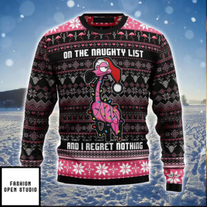 Funny Flamingo Ugly Christmas Sweater