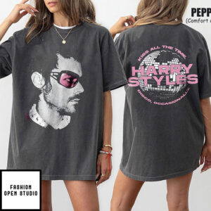 Harry Styles Shirt, Retro Kiss All The Time Disco Ball Tee
