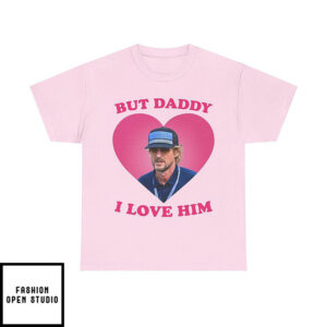 I Love Him Owen Wilson As Pryce Cahill Stick Pink Heart Shirt