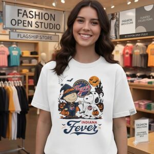 Indiana Fever X Peanuts Halloween Graphic T-Shirt