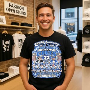 Indianapolis Colts 73 Years Anniversary 1953-2026 Go Colts Go T-Shirt