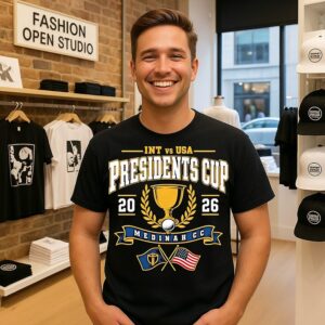 Int Vs USA Presidents Cup 2026 Medinah Cc T-Shirt