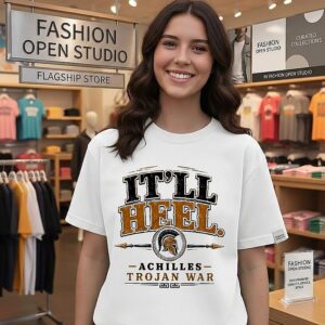 It’ll Heel Achilles Trojan War Logo T-Shirt