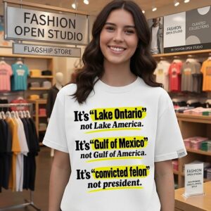 It’s Convicted Felon Not President Political Slogan T-Shirt