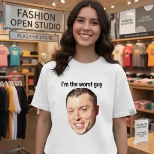 Jimmy Failla I’m The Worst Guy Big Head T-Shirt