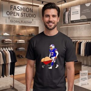 Josh Allen Wheelbarrow Buffalo Bills Funny T-Shirt