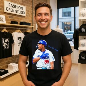 Josue De Paula Los Angeles Dodgers Nl West Division Champions 2026 Signature T-Shirt