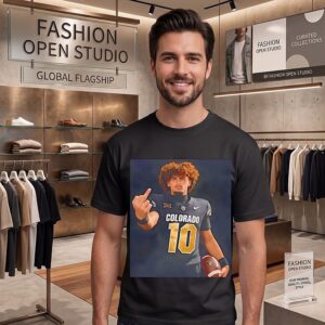 Julian Lewis Colorado Buffaloes Middle Finger Funny T-Shirt