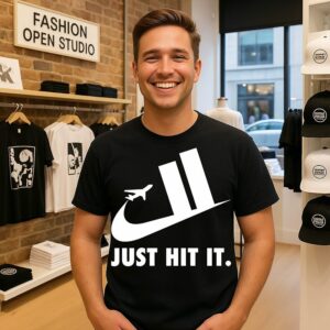 Just Hit It 9.11 Funny Dark Humor T-Shirt