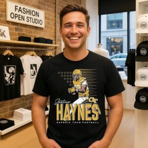 Justice Haynes Georgia Tech Yellow Jackets Illustrated T-Shirt